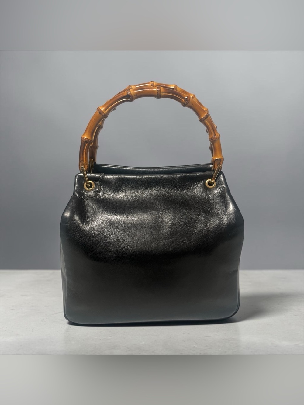 Gucci Bamboo Vintage leather Handbag - Picture 15 of 15